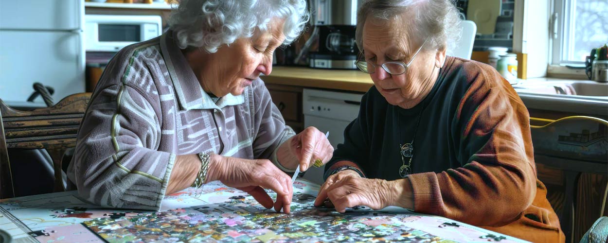 Jigsaw puzzles for dementia