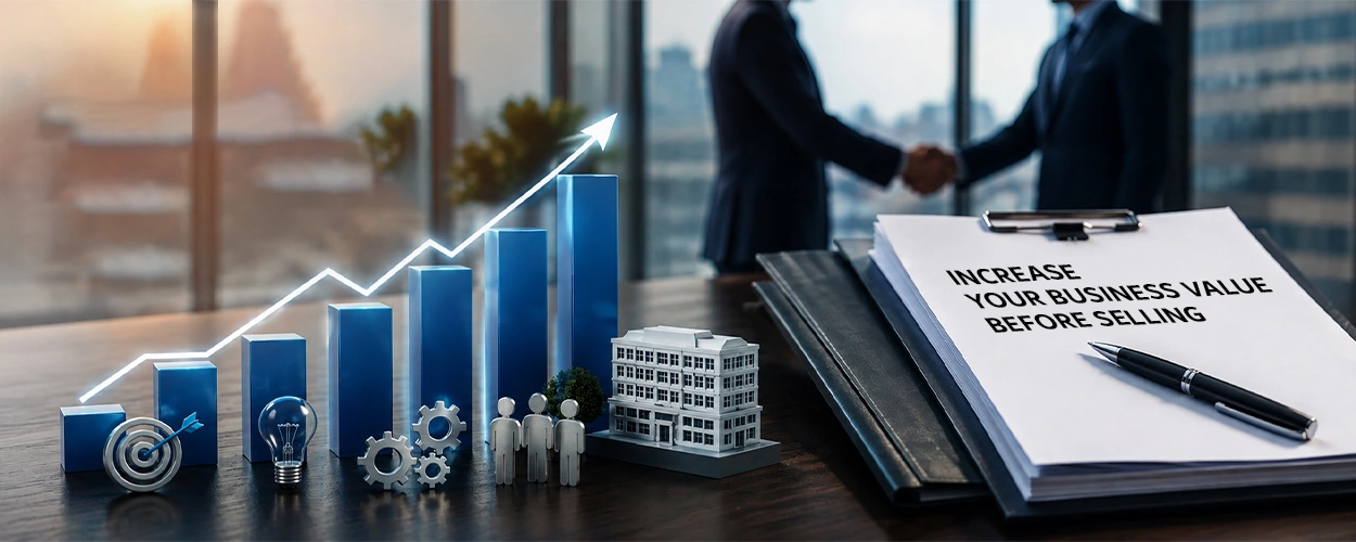 increase business value before selling